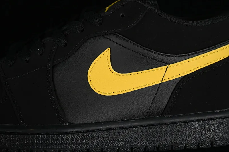 All categories Air Jordan Jordan series basketball shoes Air Jordan 1 Low Z version Air Jordan 1 Low AJ1 Joe 1 black gold hook low-top cultural leisure sports sneakers 553558-071